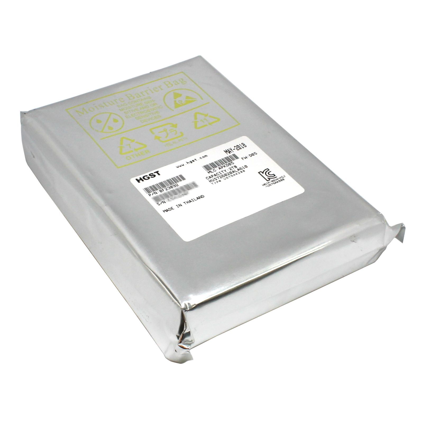 未開封 2TB ハードディスク HGST製