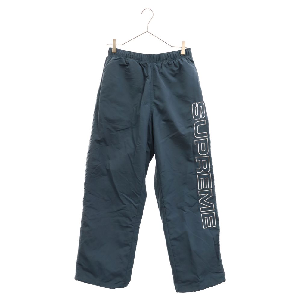 SUPREME シュプリーム 23AW Spellout Embroidered Track Pant スペルアウト ロゴ刺繍 トラックパンツ ブルー SUPREME (シュプリーム) 23AW Spellout Embroidered Track Pant スペル