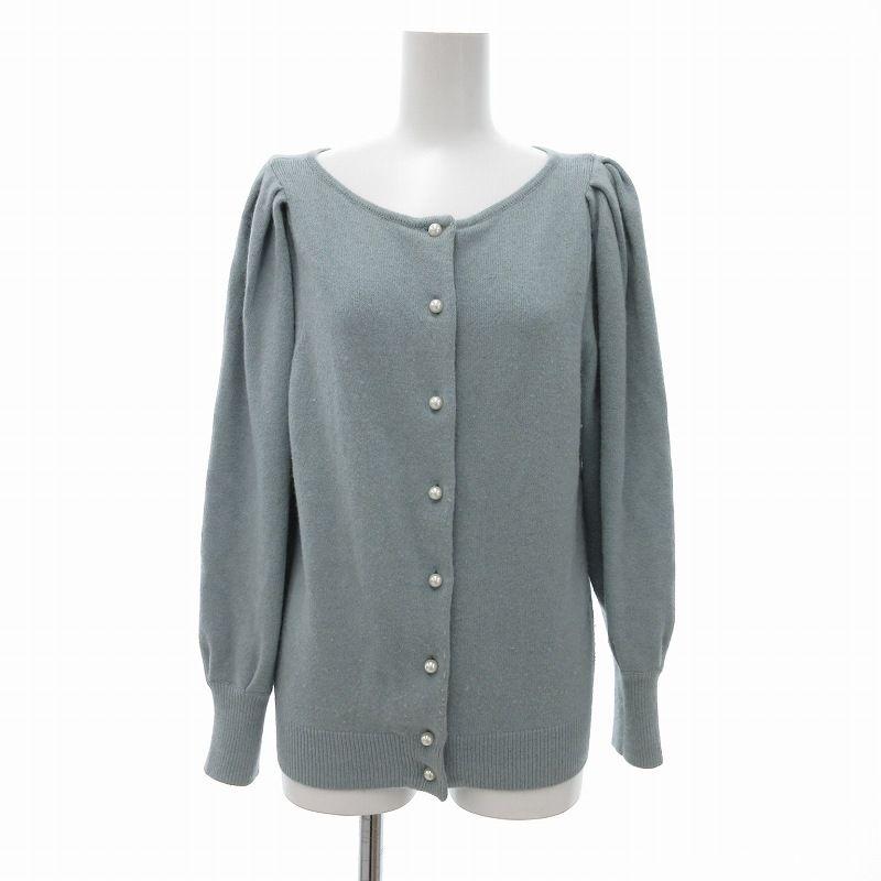 ジャスグリッティー JUSGLITTY ネイビー カーディガン【2】上品