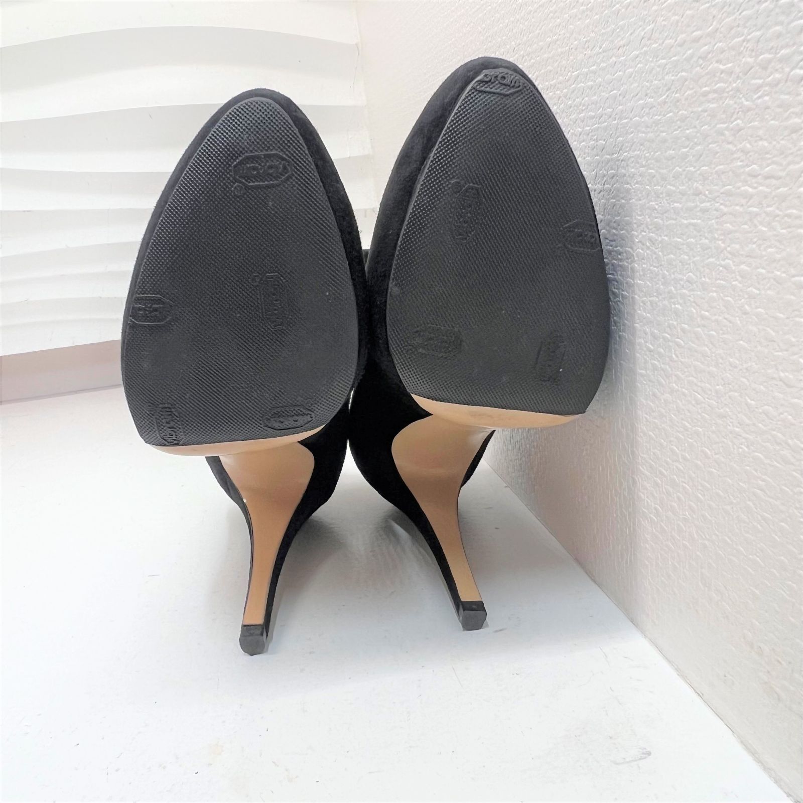 CASADEI カサディ パンプス スエード サイズ:6 ブラック - メルカリ