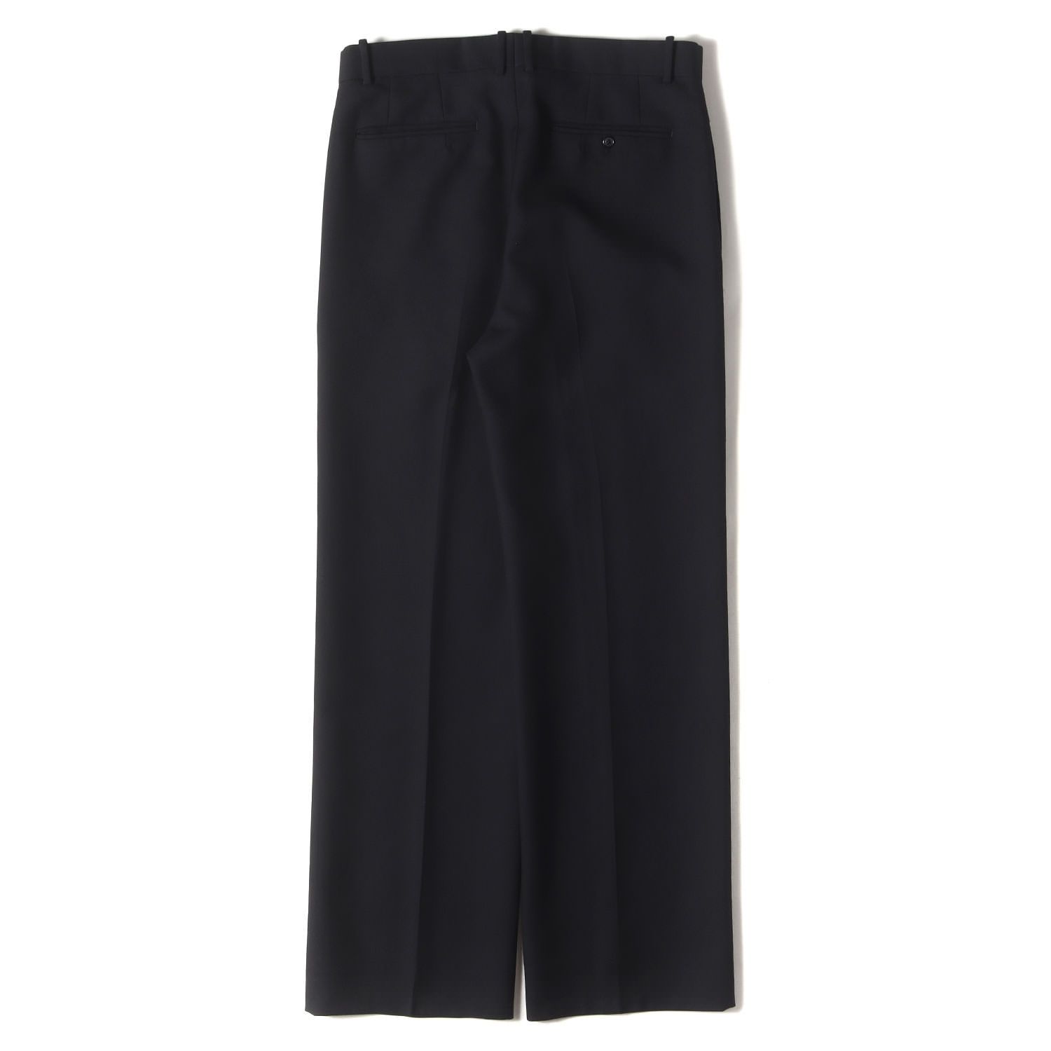 UNITED ARROWS ユナイテッドアローズ パンツ ブラック 黒 サイズ L ストレート ウール スラックス 1299-110-8881 SAMPLE ボトムス ズボン メンズ