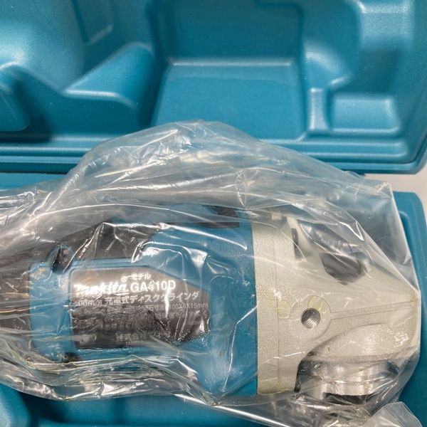 makita マキタ 充電式ディスクグラインダ GA410DRG 100mm 14.4V 6Ah バッテリ 充電器 ケース 研削 DIY 大工道具 ≡DT6727