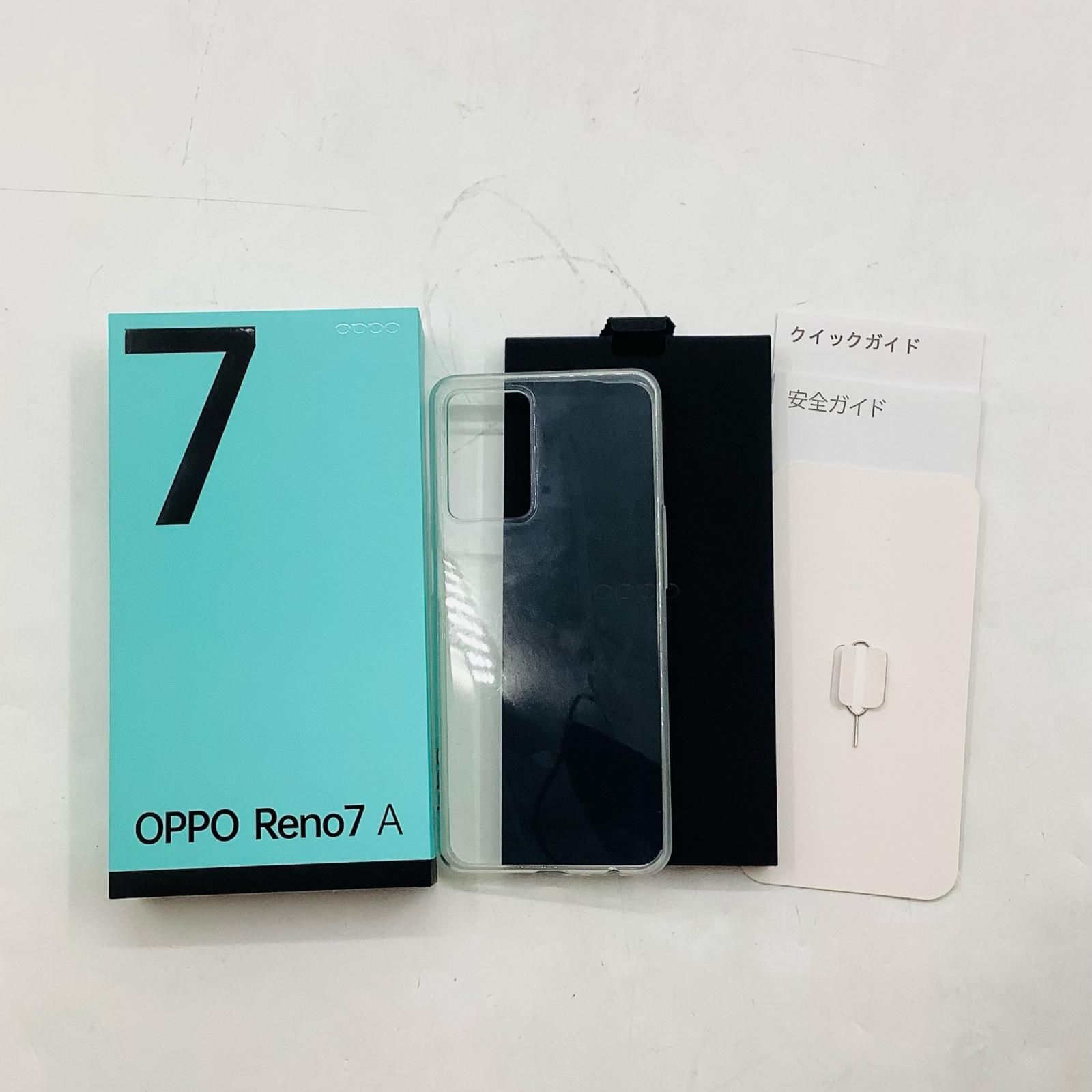 全額返金保証】【最速発送】OPPO Reno 7 A 128GB 楽天モバイル 美品