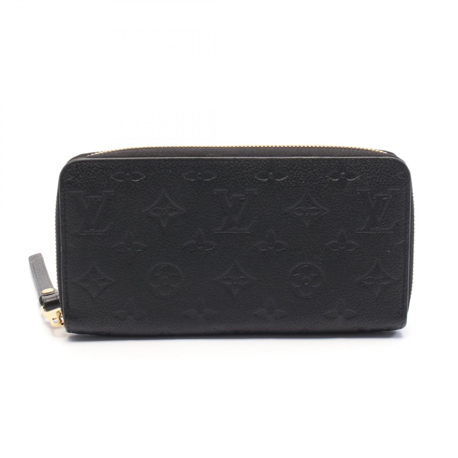 LOUIS VUITTON ルイ・ヴィトン ジッピーウォレット モノグラムアンプラント ノワール ラウンド長財布