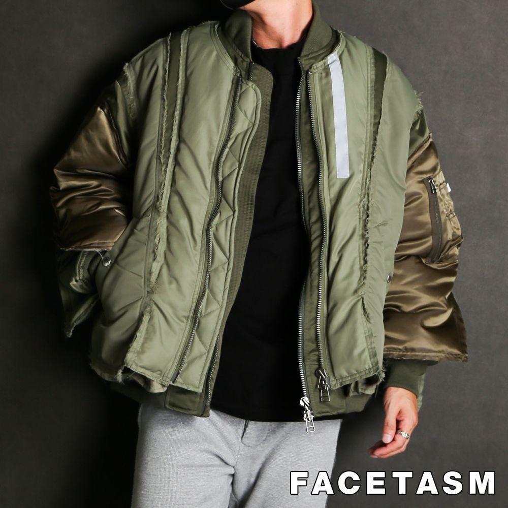 FACETASM LAYERD MA-1 JACKET - メルカリ