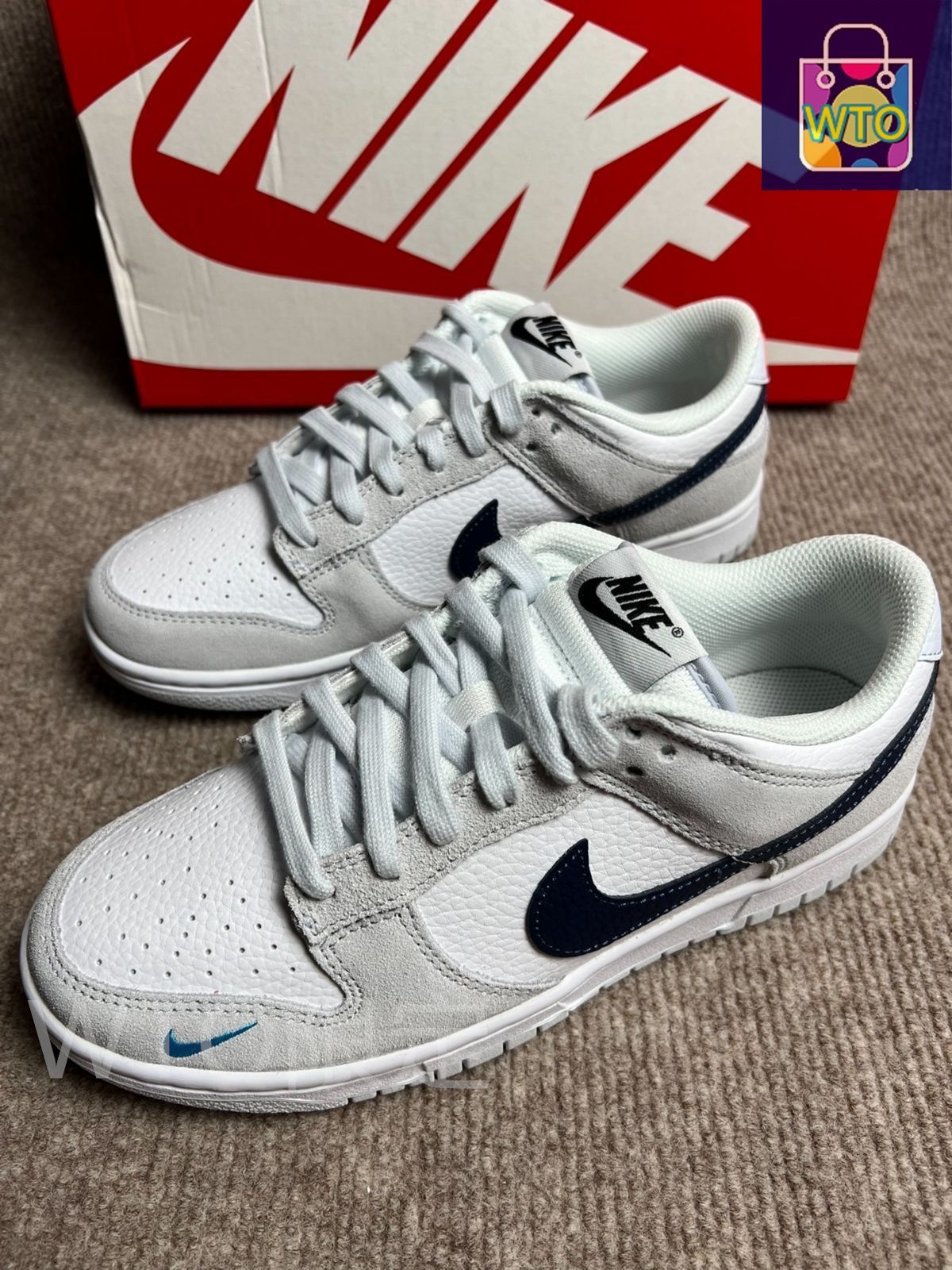 Nike ナイキ ダンクロー ミニ スウッシュ グレー/ネイビー