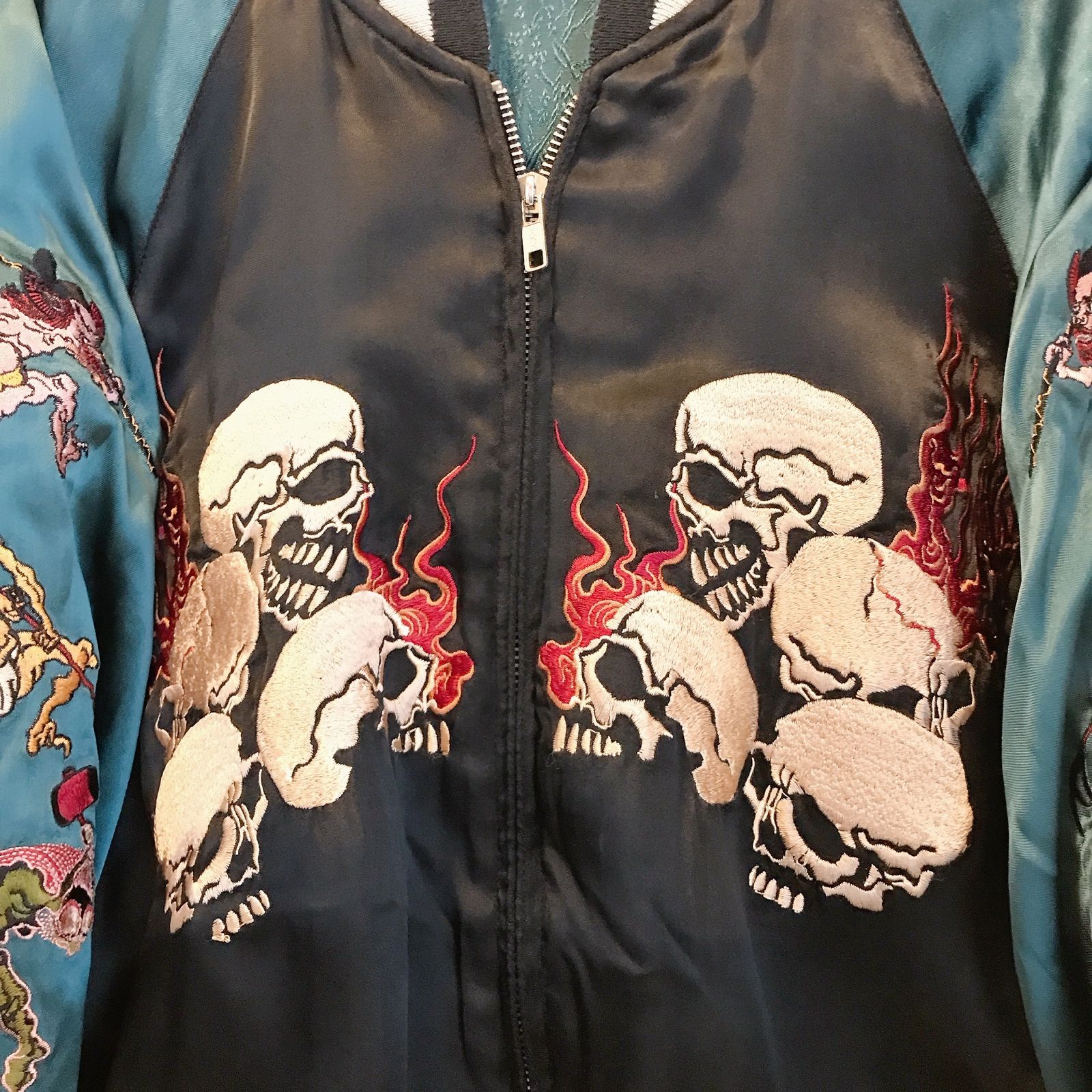 【上品】 Japanese clasic script フラワー Flower バイク ジャケット・アウター