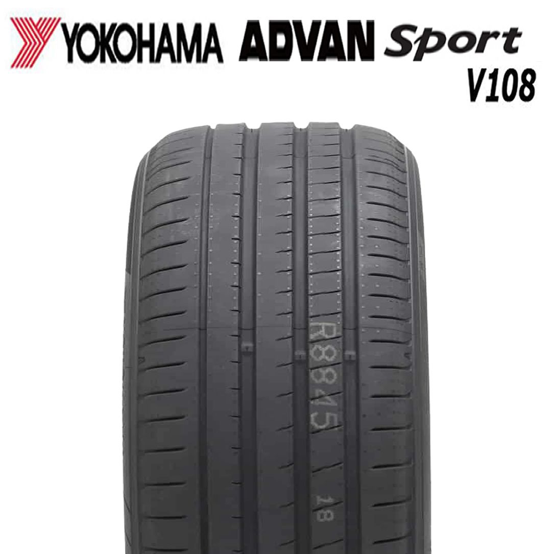 製 4本価格 会社宛 235 45ZR18 98Y 夏 ヨコハマ アドバン スポーツ V108 レクサス カムリ 235 45R18 NO YN1823