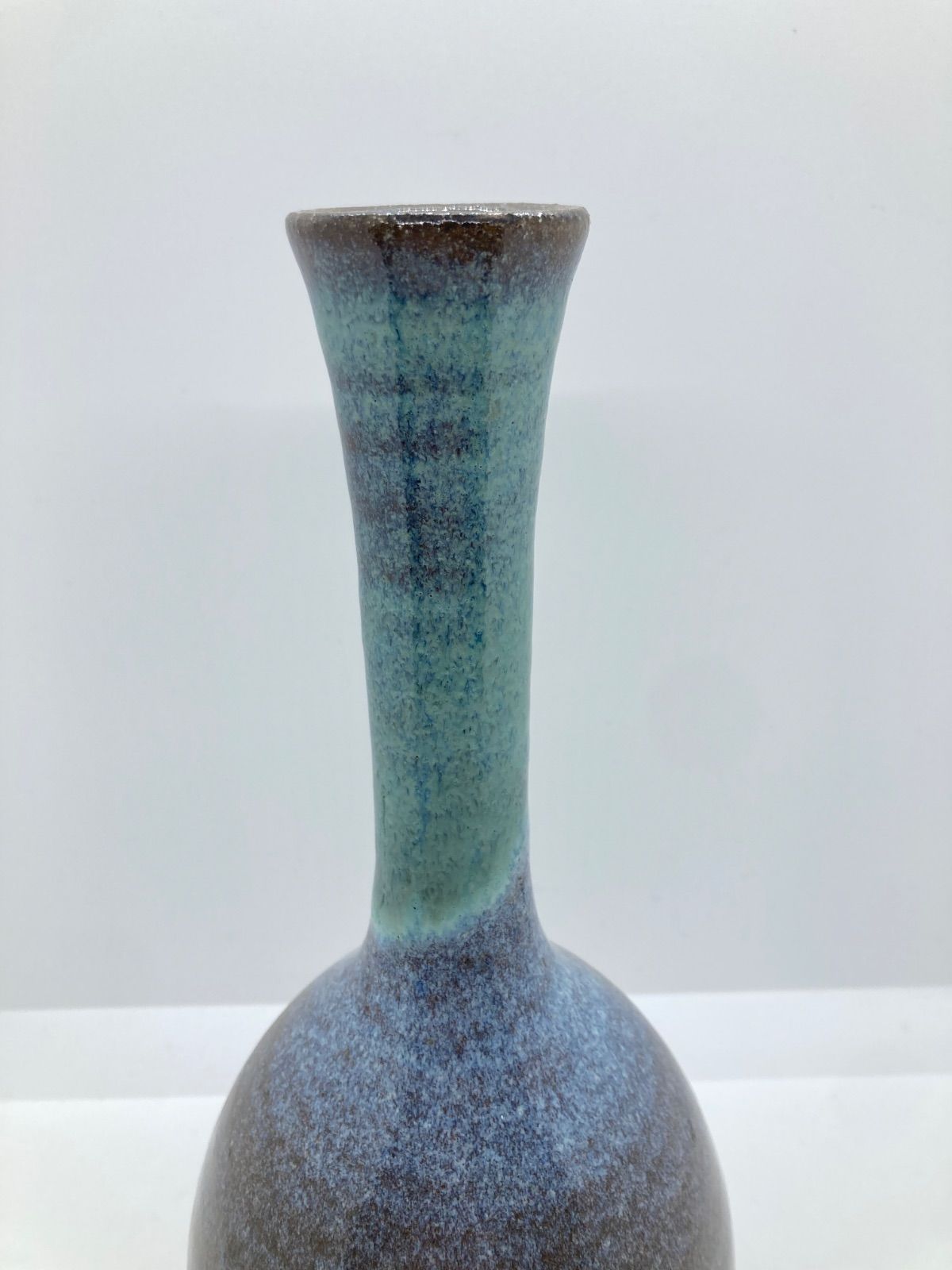 新品】松代焼 鶴首一輪差し 信州 松代 花器 花瓶 一輪挿し 土