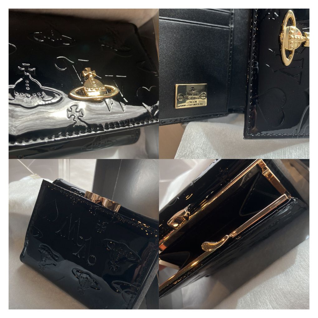 ヴィヴィアンウエストウッド 二つ折り財布 ブラック 楽天市場】【送料無料】Vivienne Westwood ヴィヴィアン