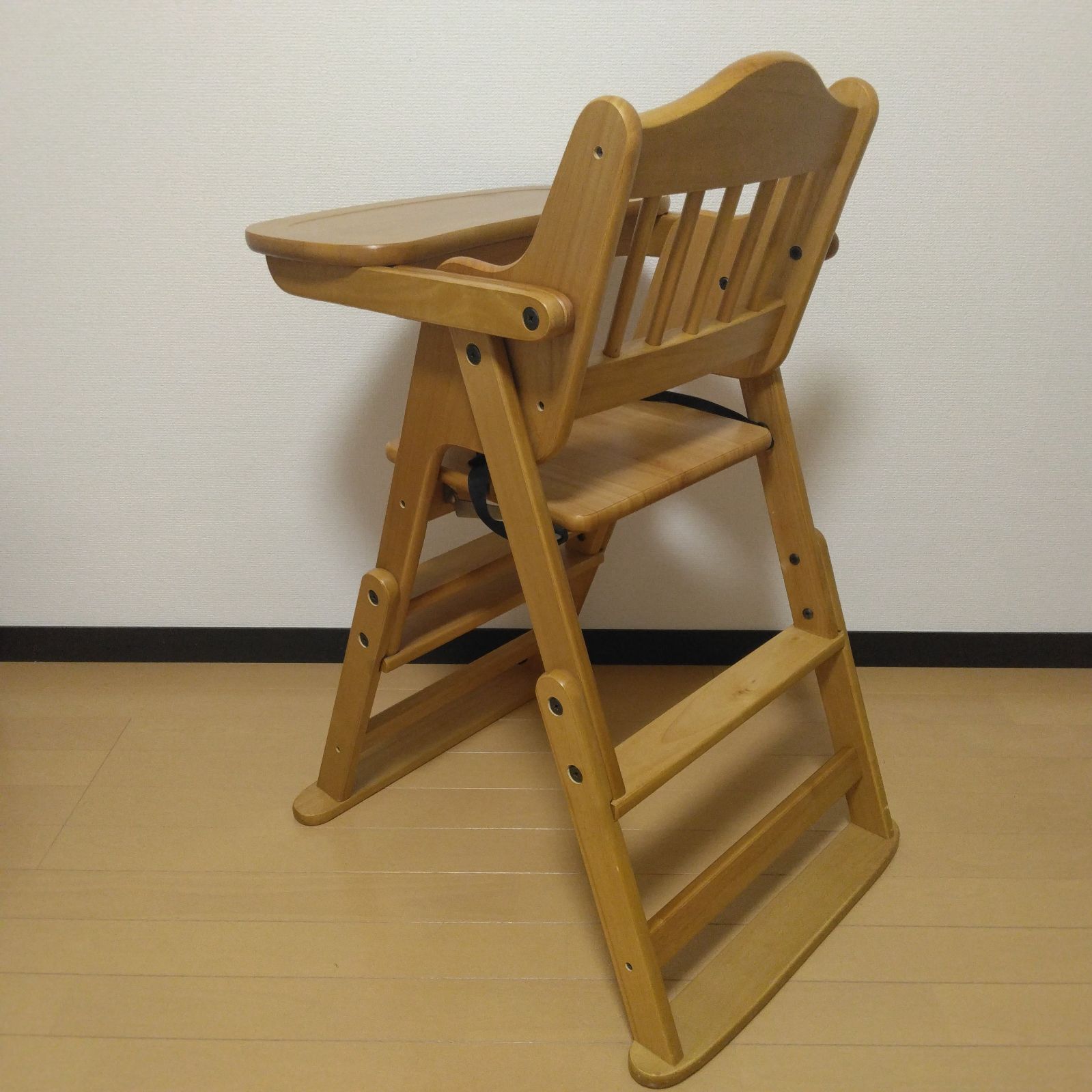 【美品】澤田木工所　ハイ&ロー　2way　ハグハグチェア 澤田木工所 ハグハグチェア ハイ&ロー 2way 天然木 折りたたみ