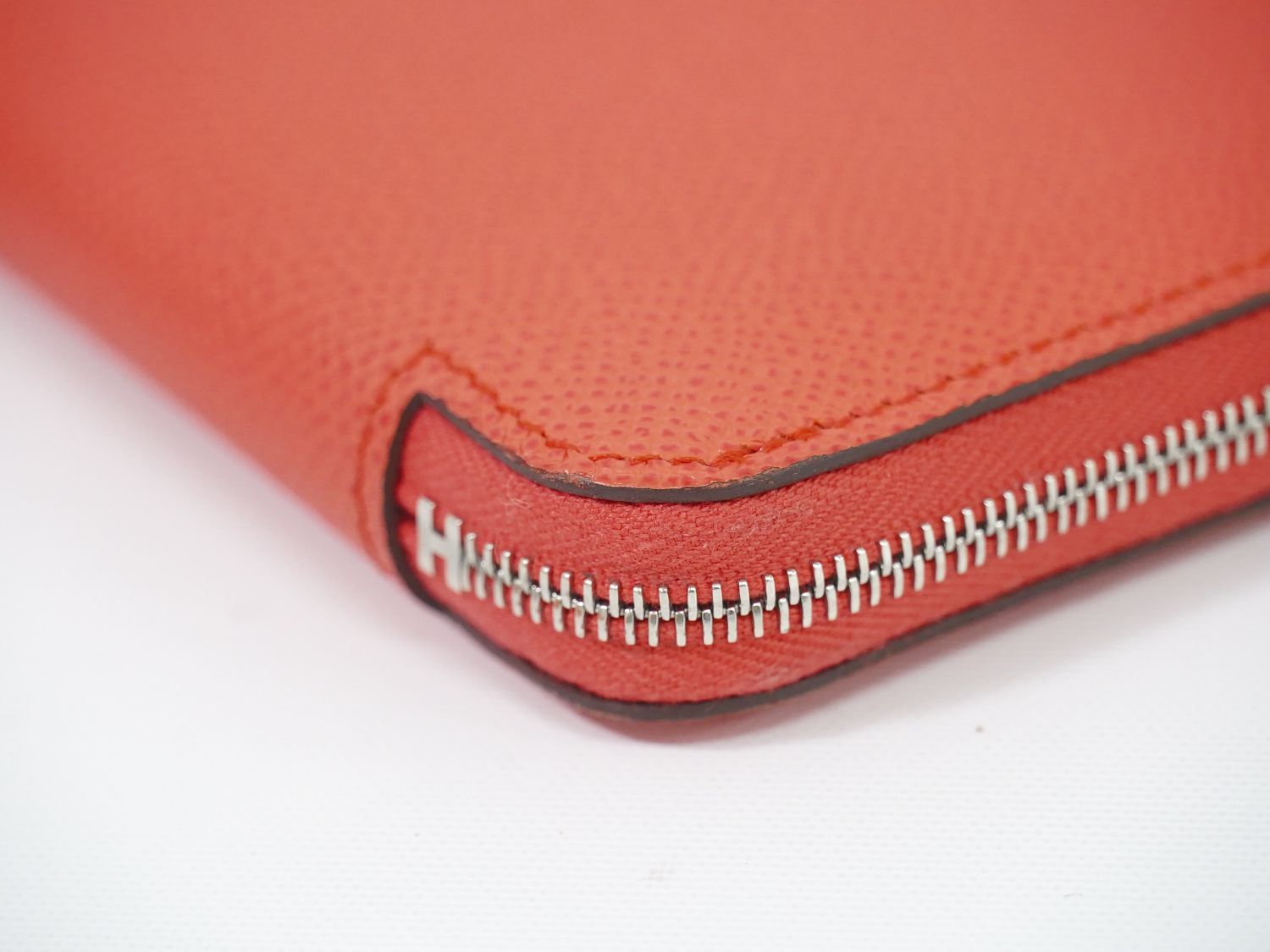 HERMES　入手困難　シルクイン　ヴォー・エプソン　コインパース　オレンジ 本物 エルメス HERMES アザップ コンパクト シルクイン ヴォー