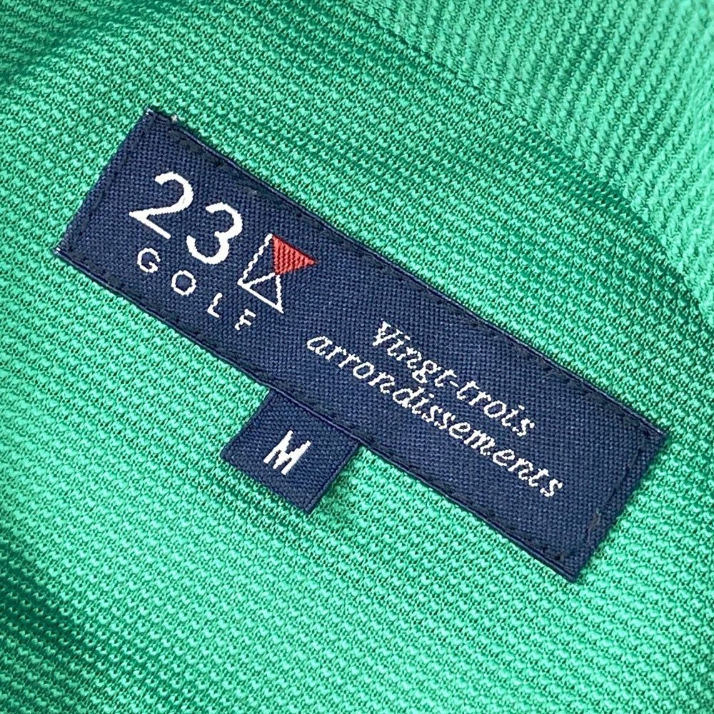 サイズ：L 23区GOLF ニジュウサンクゴルフ  半袖ポロシャツ 総柄 グリーン系 [240101429241] ゴルフウェア メンズ ストスト サイズ：M 23区GOLF ニジュウサンクゴルフ 半袖ポロシャツ
