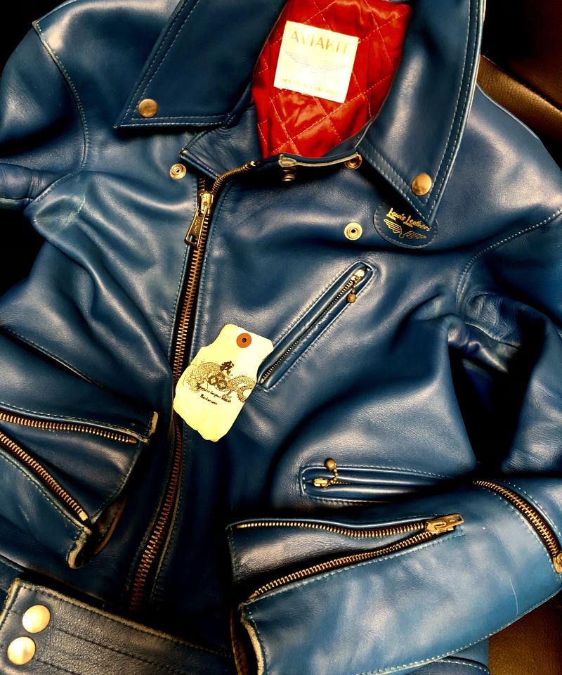●超希少品●ビンテージ ルイスレザー フライトジャケット36インチ SNAP