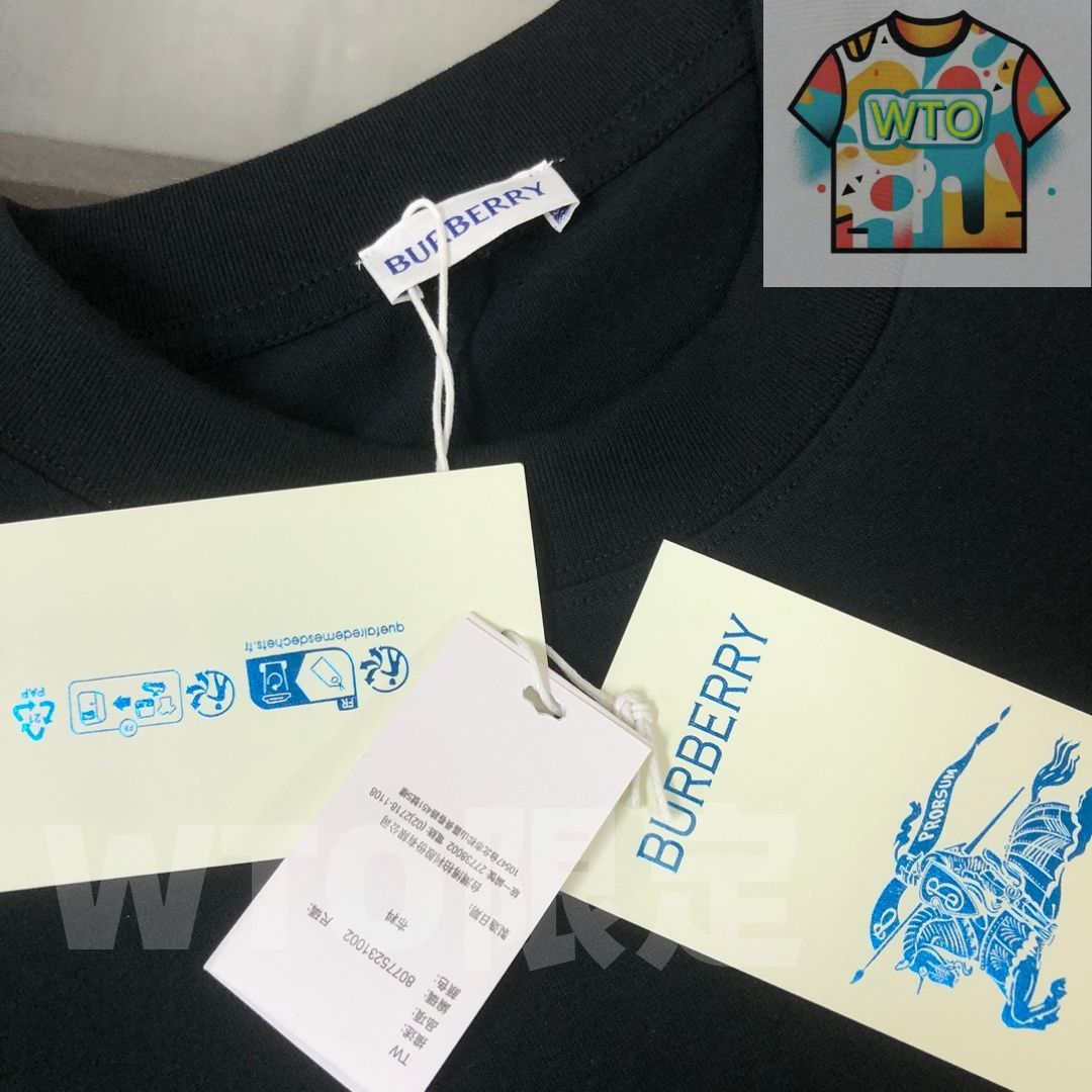 BURBERRY ロゴプリントTシャツ Burberry Logo Graphic Cotton-Blend T-Shirt | Saks Fifth Avenue