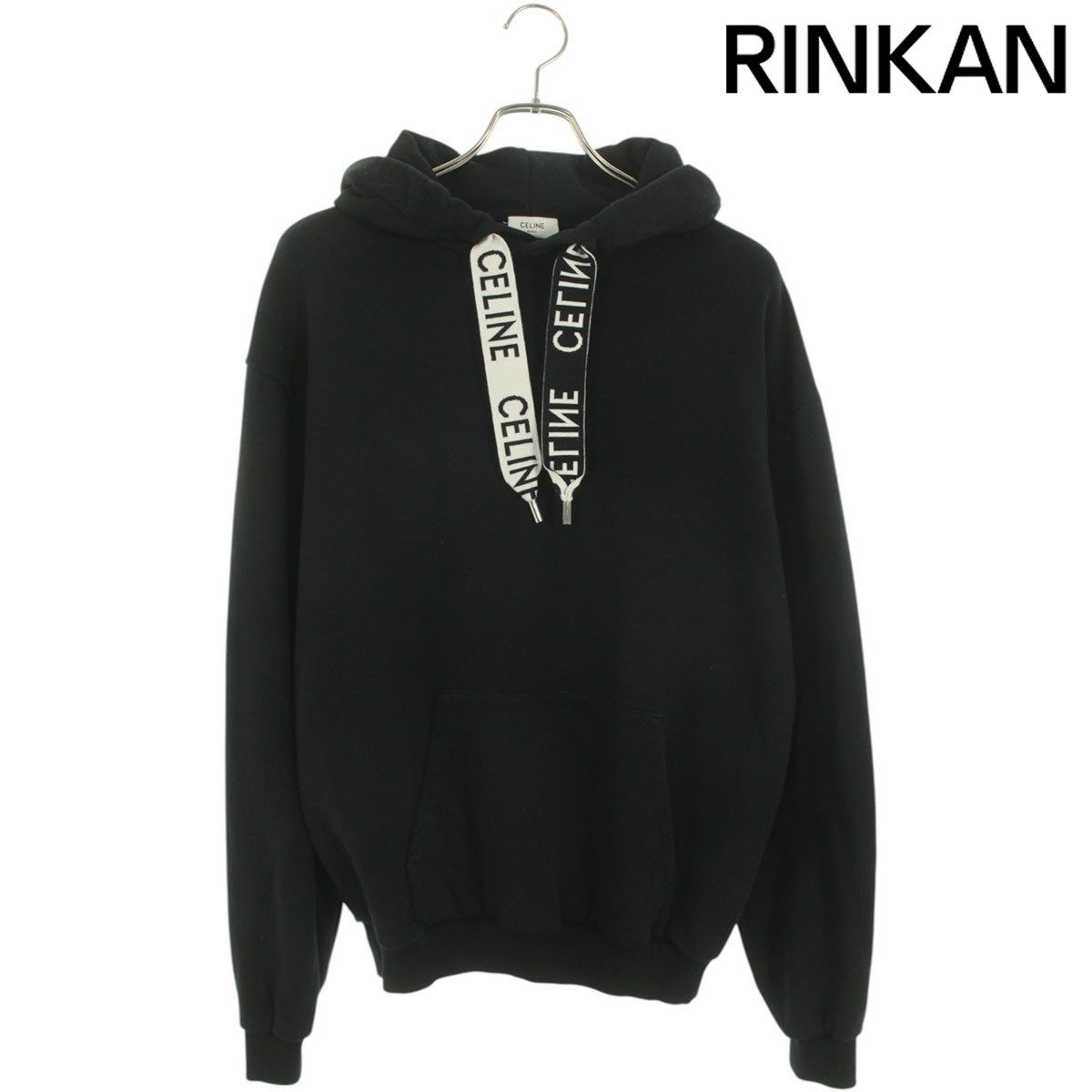 セリーヌ CELINE by 2Y468052H ロゴドローコード パーカー M
