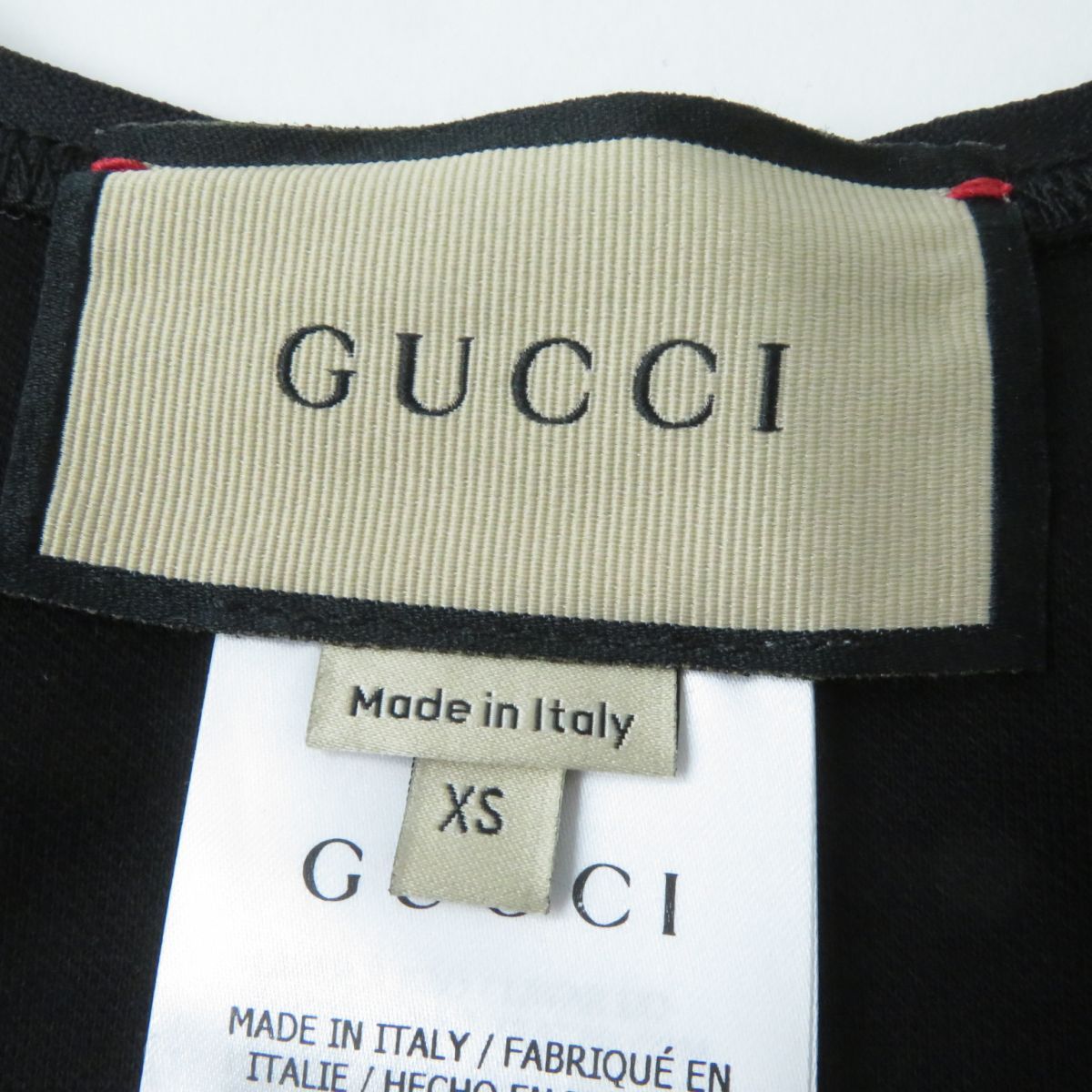 未使用品☆正規品 GUCCI グッチ 672401 ロゴ入り タンクトップ 