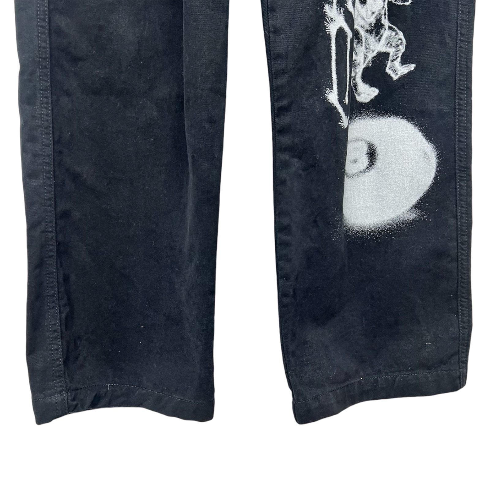 Stussy Noma Airbrush Icon Beach Pant ステューシー ノマ アイコンビーチ ワークパンツ Sサイズ ブラック 正規品  - メルカリ