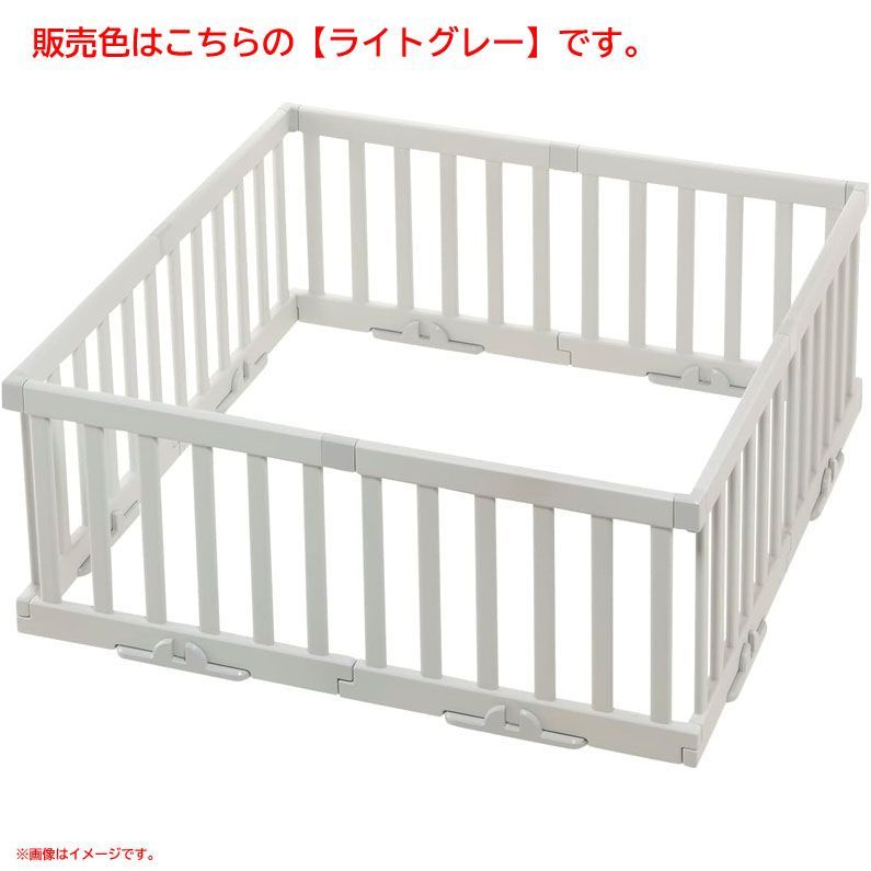 D5916◆ ベビーサークル パーテーション ガード フェンス ゲート プレイヤード 安全柵 8枚セット ベビー リッチェル ‎120512
