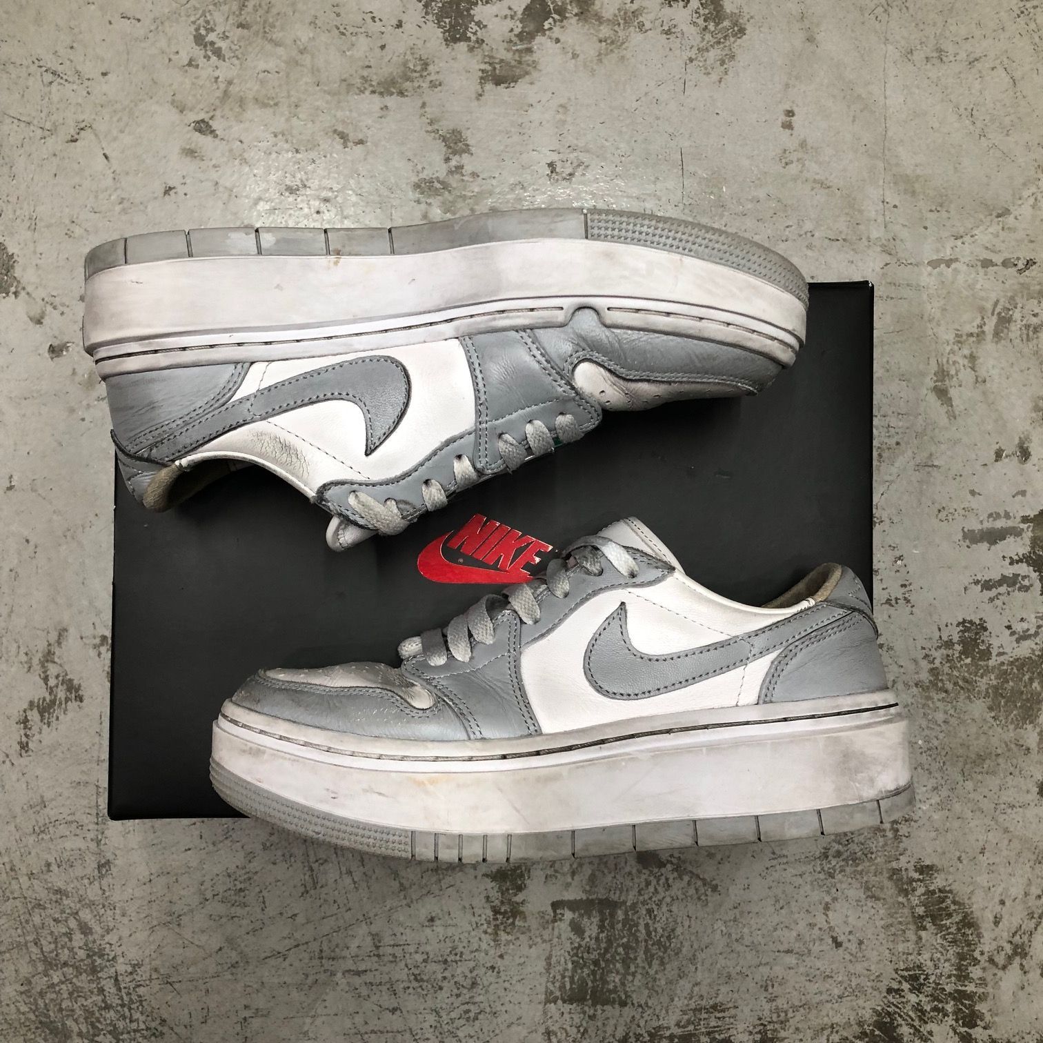 国内正規 Nike WMNS Air Jordan 1 Elevate Low Wolf Grey DH7004-100  