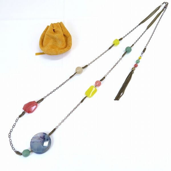 ae ドナテラペリーニ DONATELLA PELLINI ロング ネックレス マルチ  