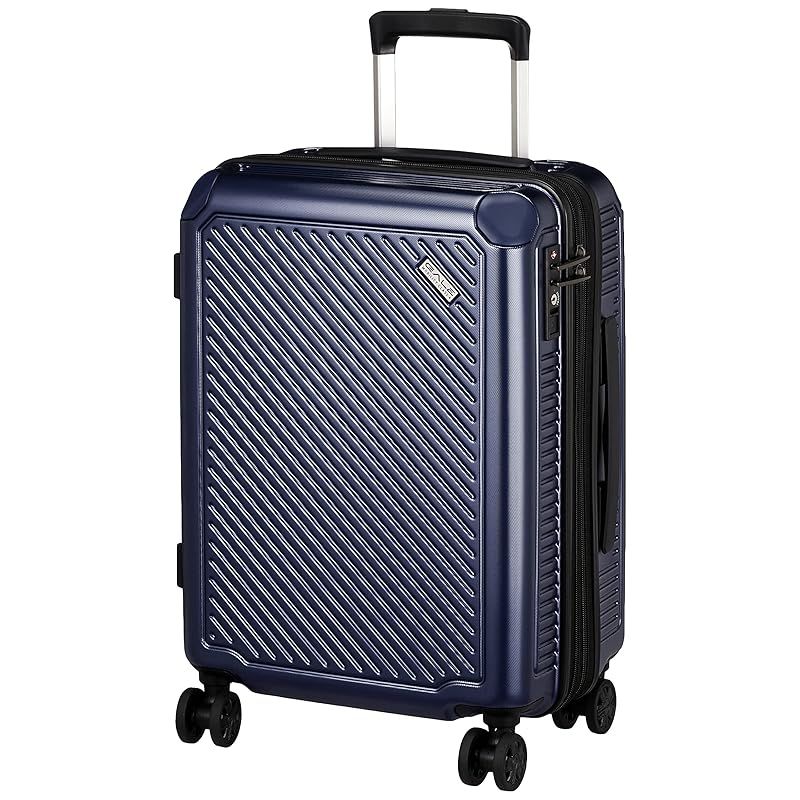 エー エル アイ 抗菌 拡張キャリー 機内持込 サイズ Gale 52.5 cm 2.9kg ネイビー 1