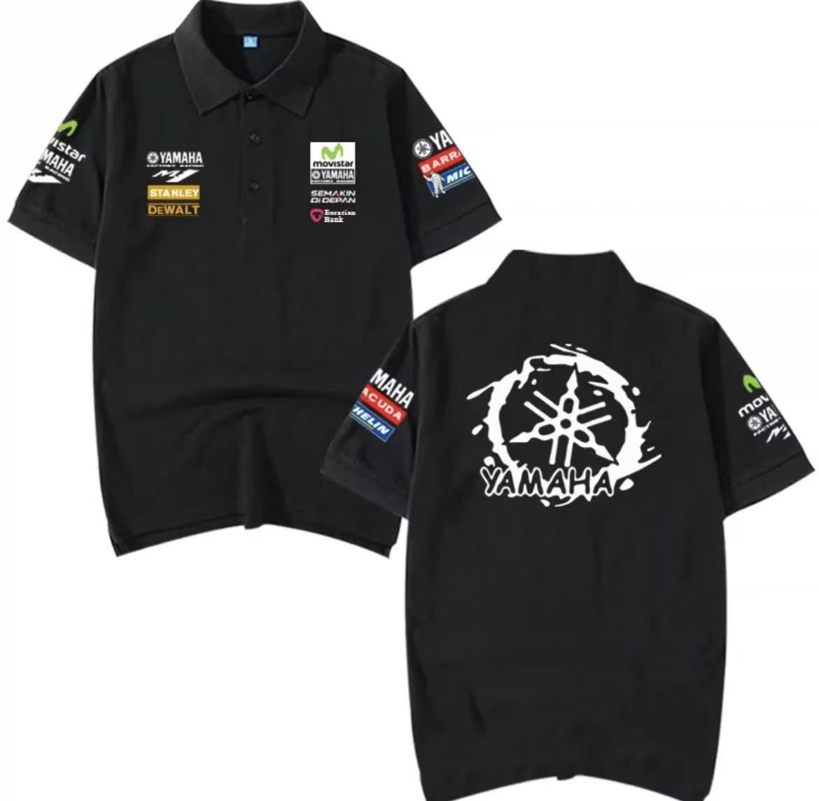 Movistar Yamaha MotoGP チーム ポロシャツ 新品未使用 未使用】Movistar Yamaha MotoGP(モビスターヤマハMotoGP
