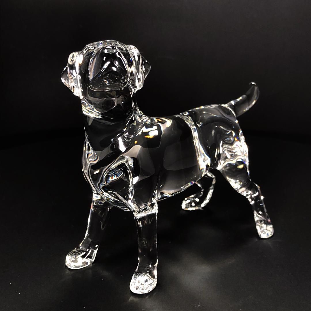 機能性 Baccarat バカラ ラブラドールレトリバー フィギュリン クリスタルグラス クリア BC324 【正規品取扱店】