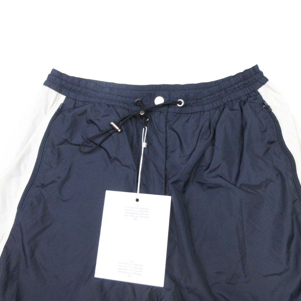 23ss rokh ロク WINDBREAKER TROUSERS ウィンドブレーカーパンツ ナイロンジョガー バイ 34 ネイビー ホワイト レディース 古着 WWW_DECORATOM_COM_BR