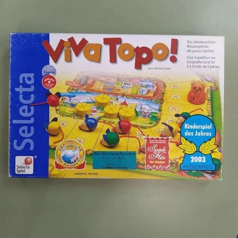 Viva Topo! ビバトッポ ねことねずみの大レース ドイツのボードゲーム - メルカリ