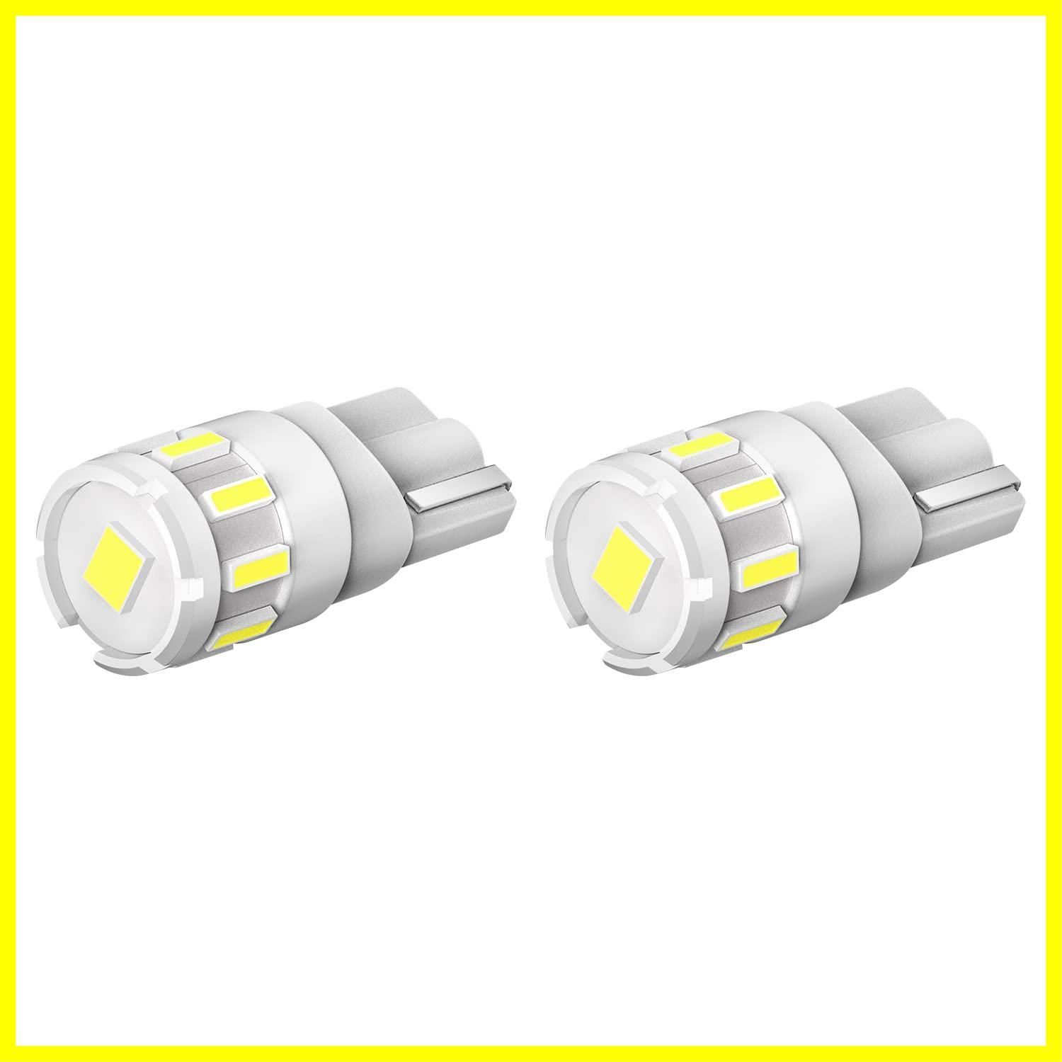 特価セール】爆光 ホワイト LED キャンセラー内蔵 短絡防止 車検対応 T10 無極性 10SMD 12V BORDAN 1.2W ルームランプ/ ポジション/ライセンスランプ/ナンバー灯/メーターランプ メルカリShops
