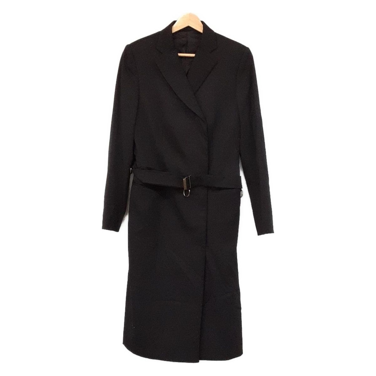 GUCCI(グッチ) コート サイズ38 S レディース - 黒 長袖/肩パッド/秋