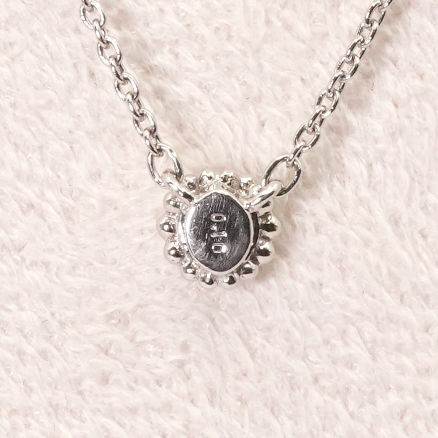 スタージュエリー プラチナ ダイヤモンド 0.1ct ネックレス/24