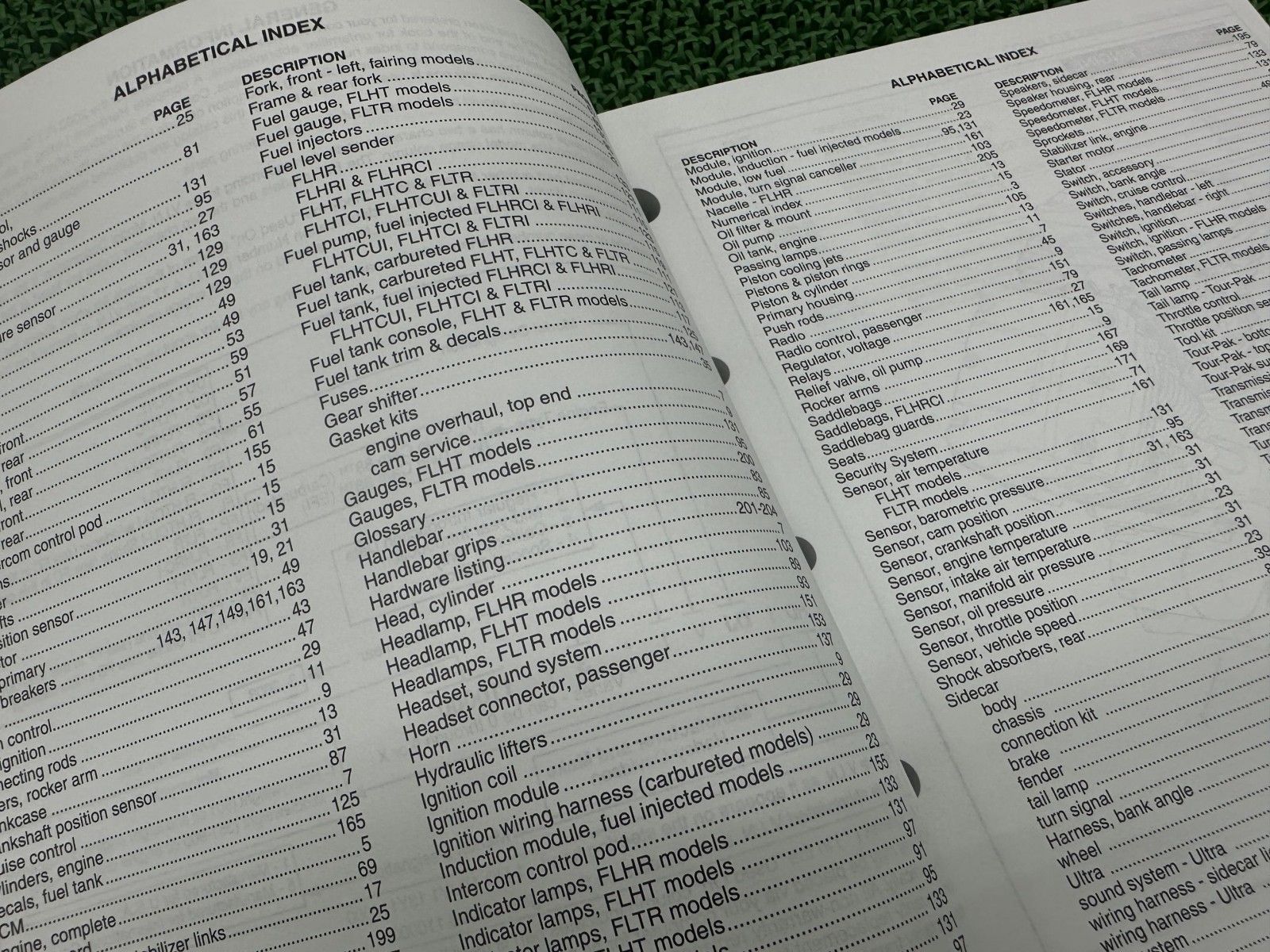 ツーリング パーツリスト 英語版 ハーレー 正規 バイク 整備書 2003年ツーリングモデル ♥品 パーツカタログ xJ