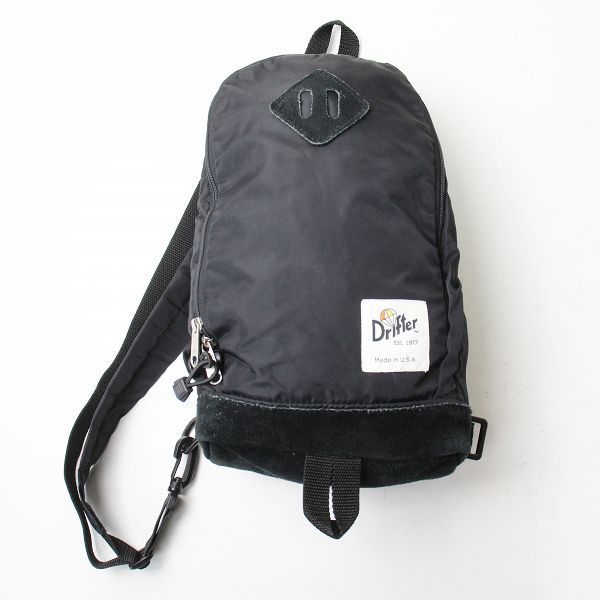 Deuxieme Classe ドゥーズィエムクラス 別注 Drifter PLAY PACKワンショルダーミニBag/ブラック バッグ  ドリフター【2400013125086】