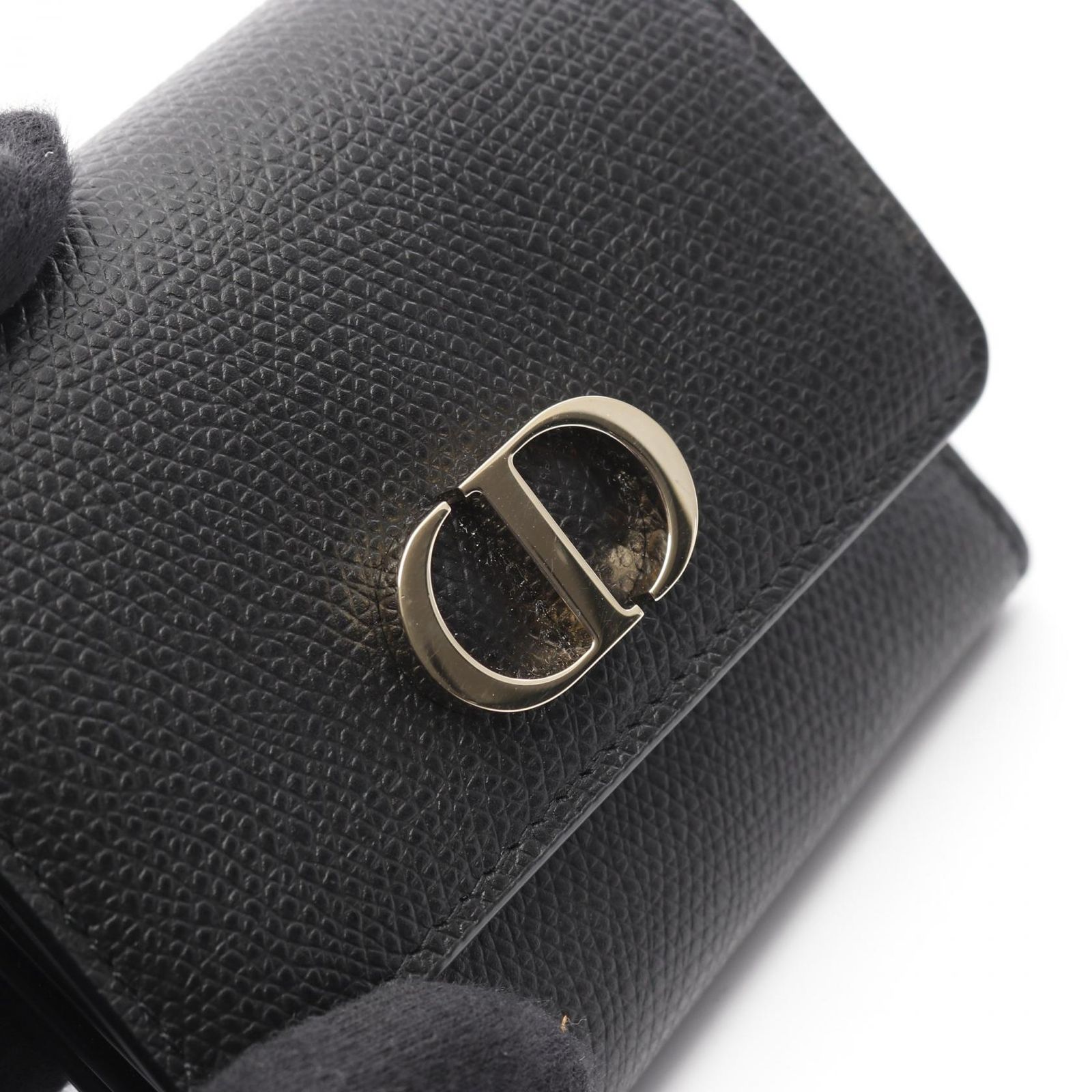 ディオール Dior 三つ折り財布 30 MONTAIGNE ロータスウォレット