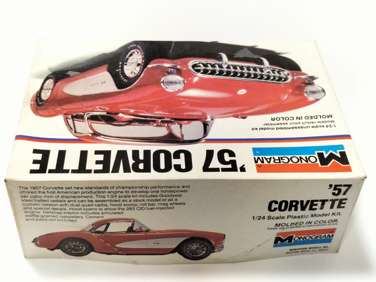 海外ヴィンテージ⭐希少】モノグラム 1/24 シボレー '57 コルベット CHEVROLET CORVETTE（SNA） - メルカリ