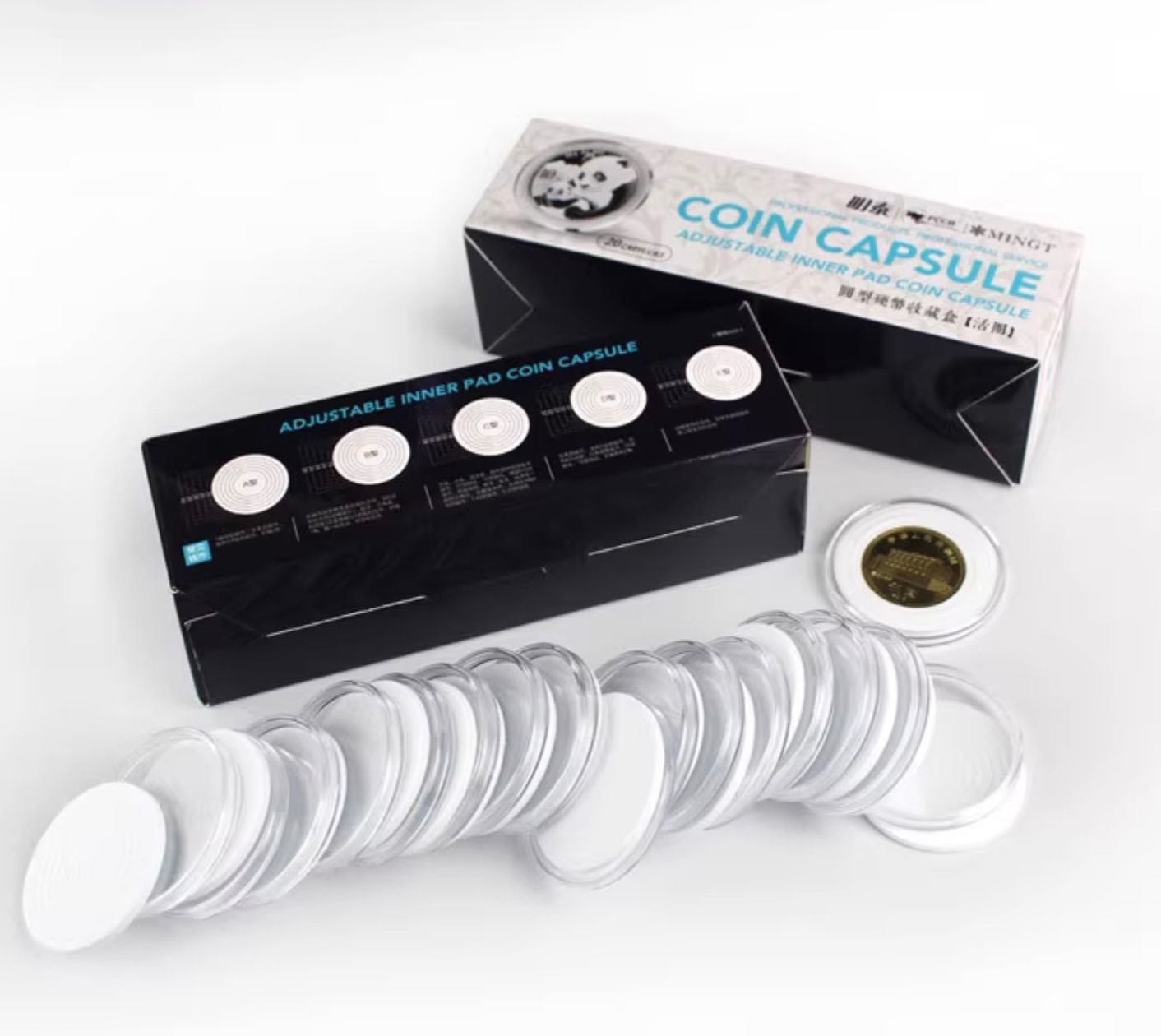 中国PCCB社コインカプセル 4０個 A型 B型 C型 D型 E型 - メルカリ