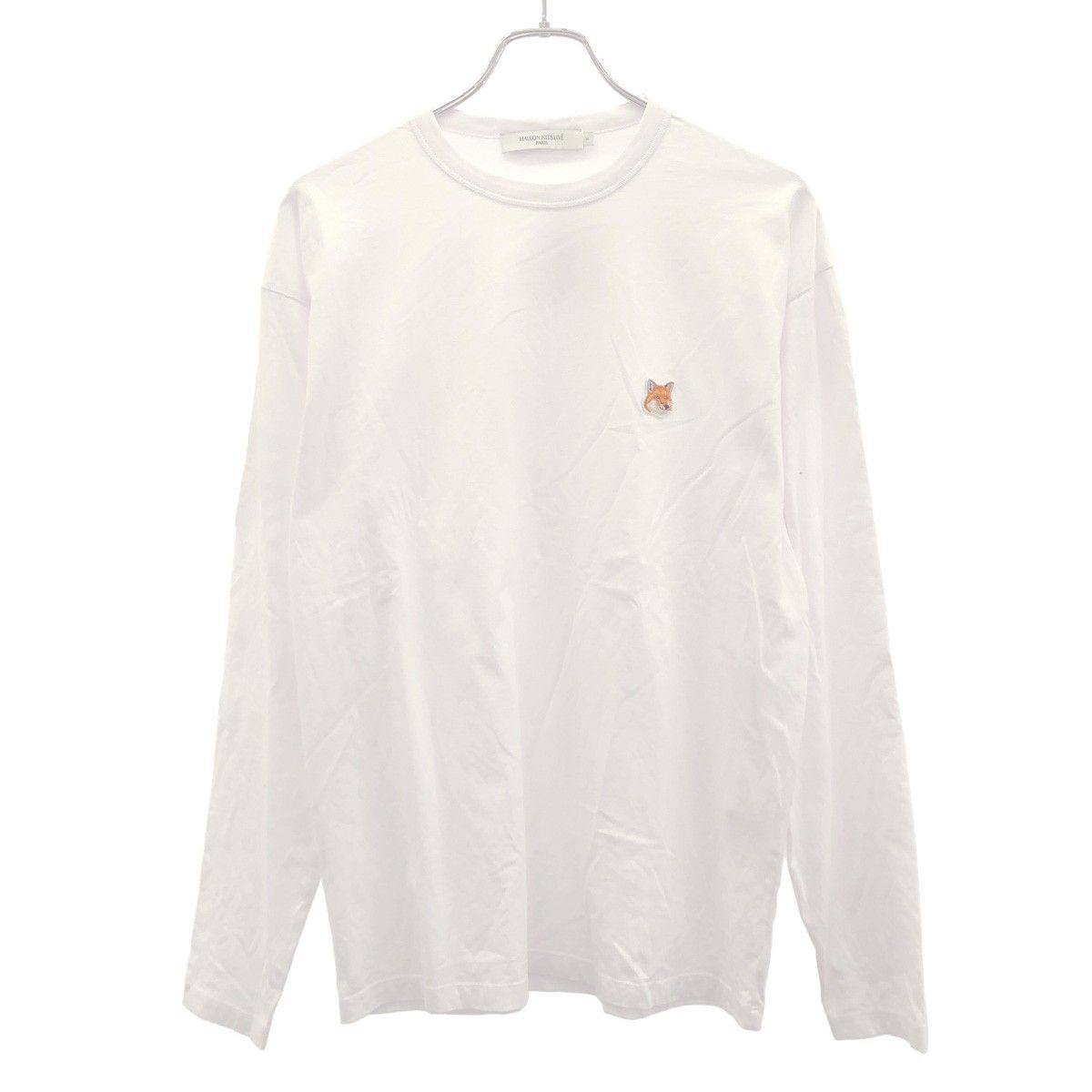 MAISON KITSUNE メゾンキツネ フォックスパッチ ロングスリーブTシャツ 