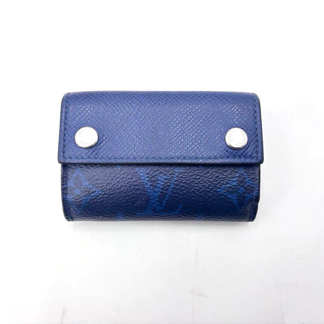 ルイヴィトン M67620 ディスカバリー コンパクト ウォレット モノグラム タイガラマ 三つ折り財布 ミニ財布 カードウォレット メンズ