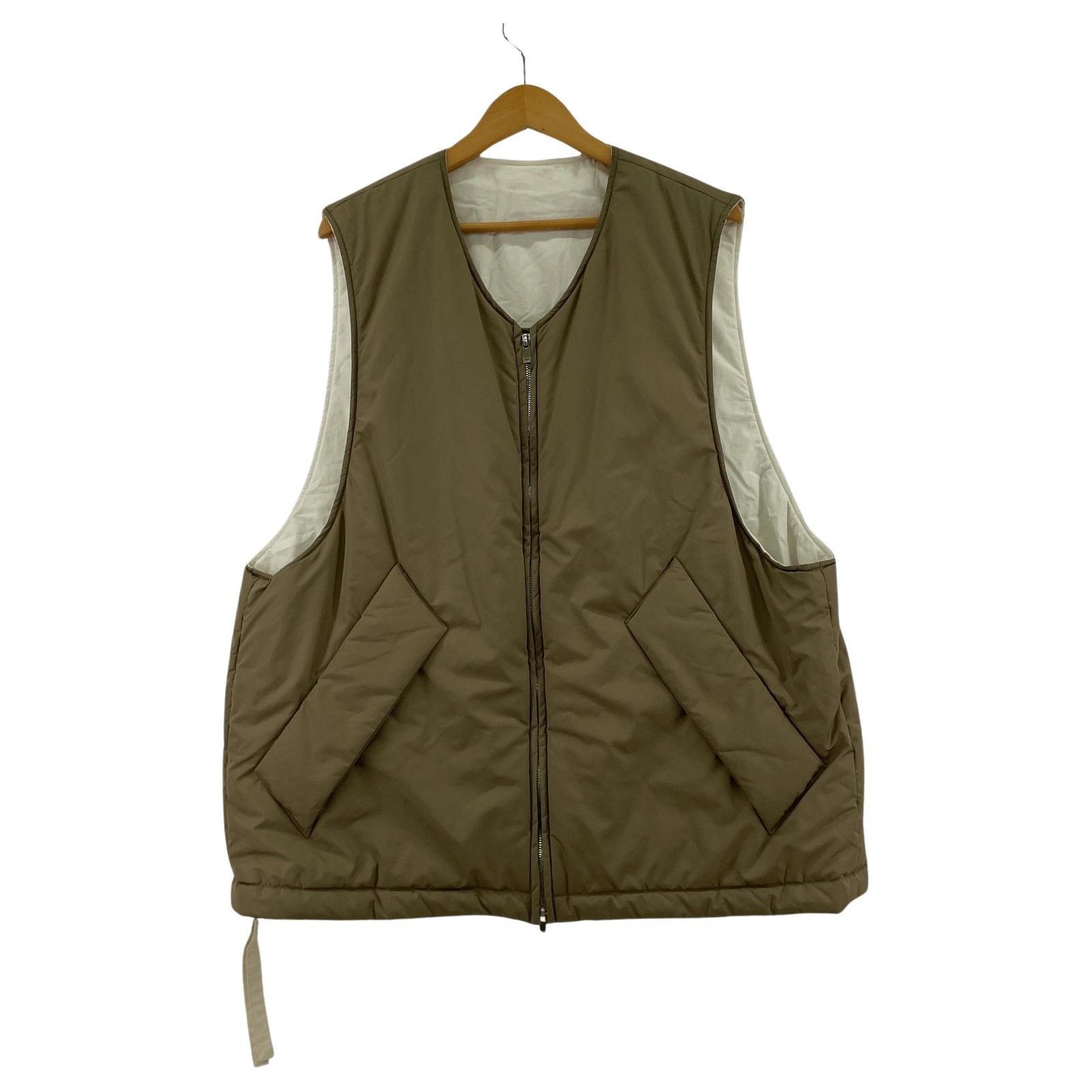 stein REVERSIBLE PADDED VEST サイズS stein REVERSIBLE PADDED VEST・BLACK - tity