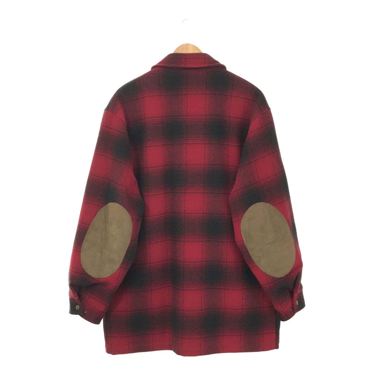 PENDLETON　チェック柄　エルボーパッチウールジャケット　アメカジ PENDLETON チェック柄 エルボーパッチウールジャケット アメカジ