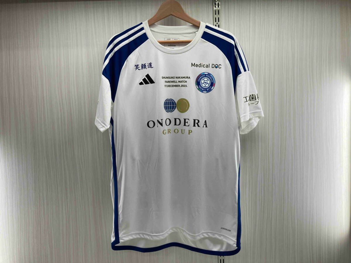 中村俊輔 adidas ユニホーム 写真集付 日本代表 ユニフォーム 2002 日韓W杯 アディダス 中村俊輔 L