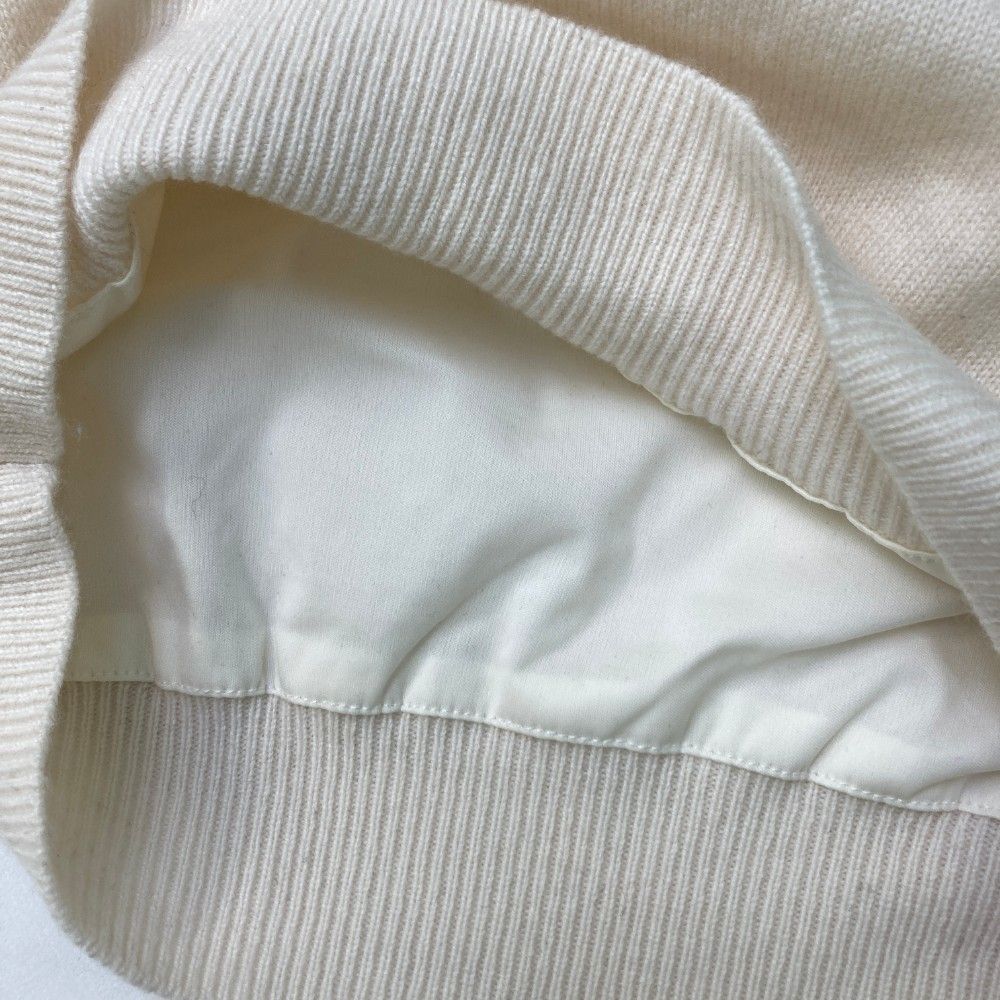 サイズ：36 ZOY ゾーイ 裏地付 カシミヤ混 ニットセーター ホワイト系