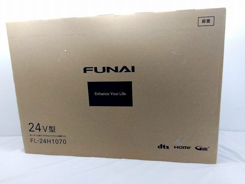 FUNAI - s25g-340x【中古】【未使用品】FUNAI ﾌﾅｲ　地上・BS・110度CS　ﾃﾞｼﾞﾀﾙﾊｲﾋﾞｼﾞｮﾝ液晶ﾃﾚﾋﾞ　24V型　FL-24H1070 s25g-340x【中古】【未使用品】FUNAI ﾌﾅｲ 地上・BS・110度CS