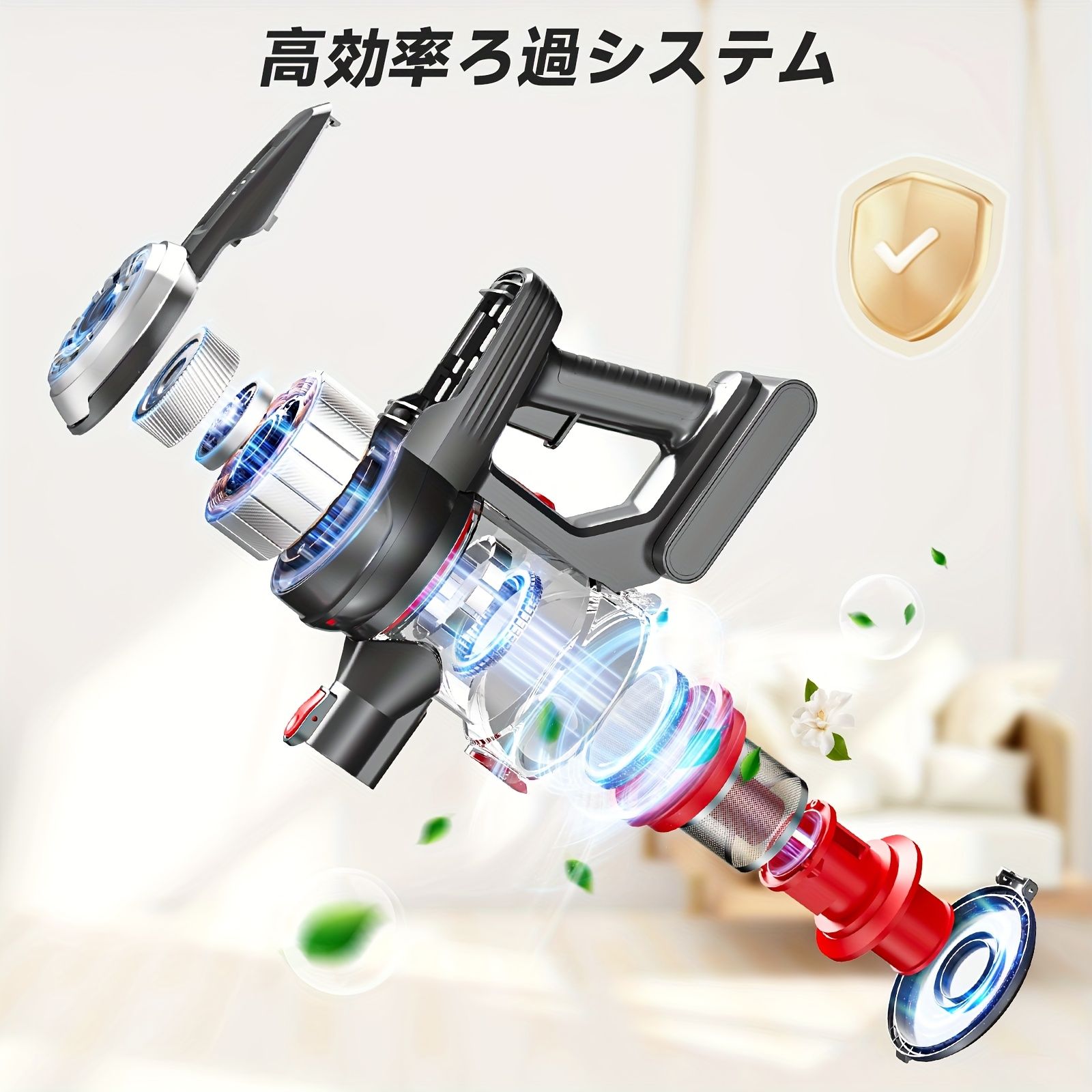 XINSHE A7 充電式コードレスハンドヘルド掃除機、家庭必需品