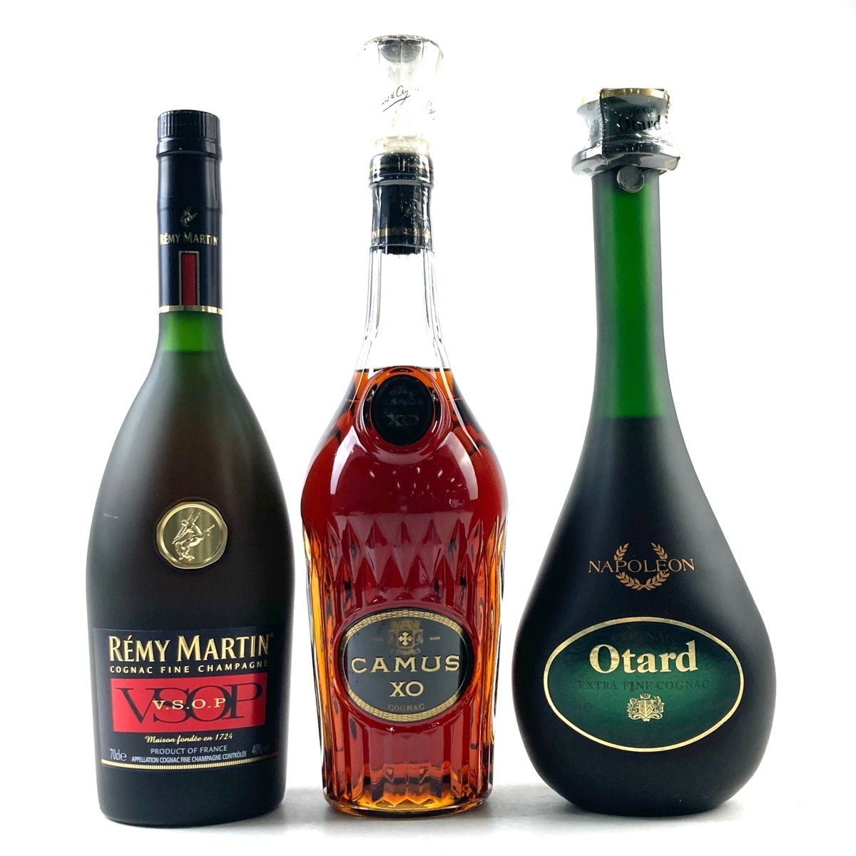 レミーマルタン・オタール・電気ブラン（箱付き）3本、オリジナルセット。￼￼ レミーマルタン・オタール・電気ブラン（箱付き）3本