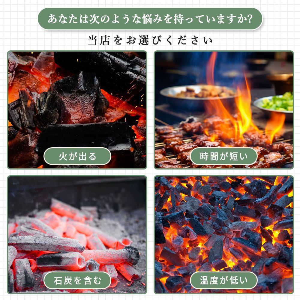 オガ炭 炭 10kg 高品質 高火力 長時間 焼肉 キャンプ 焼き鳥