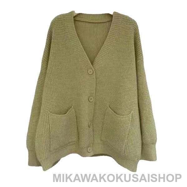 ★美品★45R 45rpm ワッフル ニット カーディガン コート ☆美品☆45R 45rpm ワッフル ニット カーディガン コート