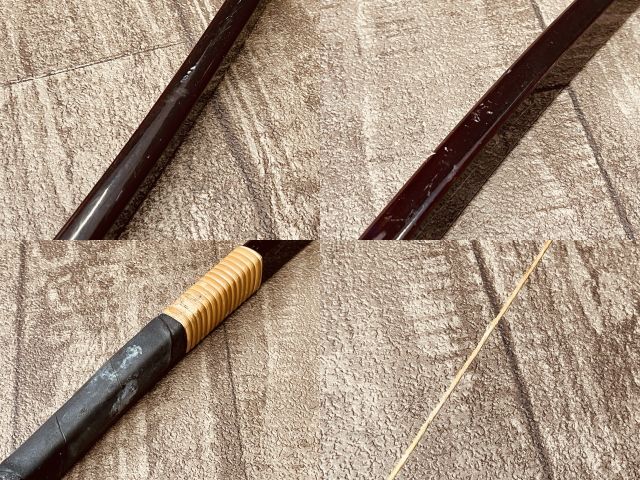 弓　練心　弓道　動作未確認　約220cm 弓道 弓【中古】練心 和弓 約215cm 630g 精神 集中 鍛錬 手渡し
